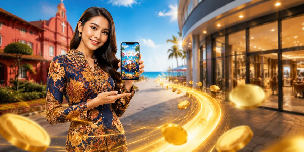 Antara muka aplikasi kasino 4dlive dengan reka bentuk batik tempatan Malaysia