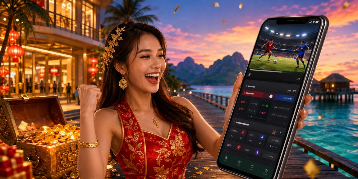 Pengguna dari Sabah menggunakan aplikasi kasino 4dlive pada telefon mudah alih dengan antara muka Bahasa Melayu
